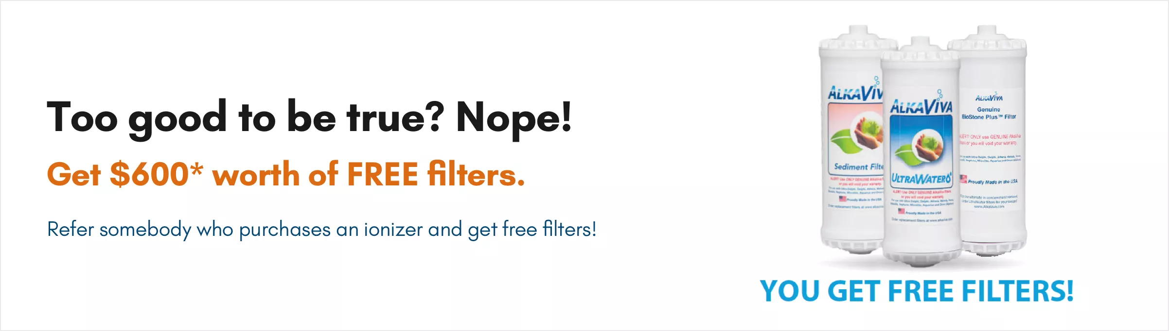 Free filter banner